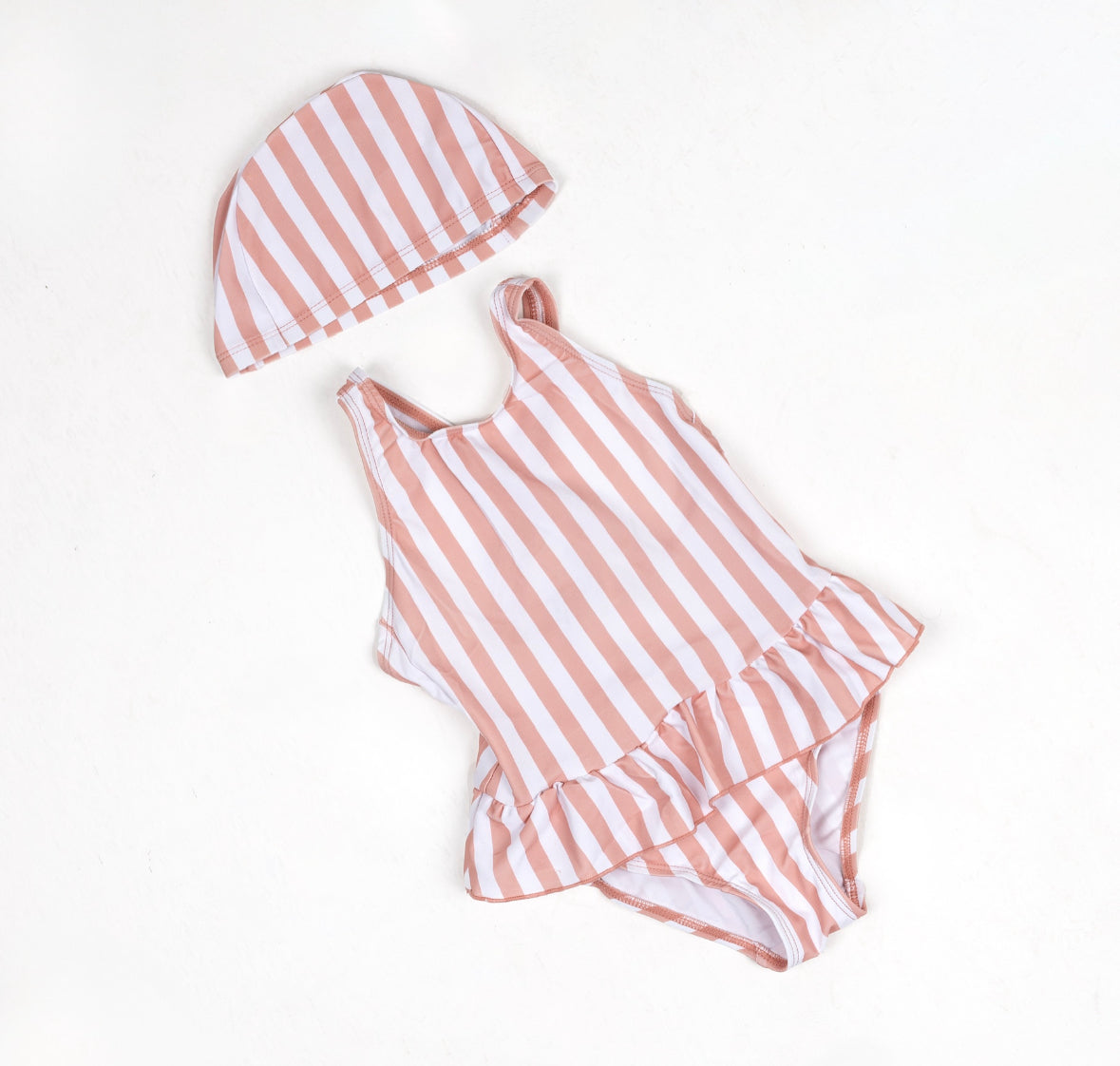 Striped swimsuit